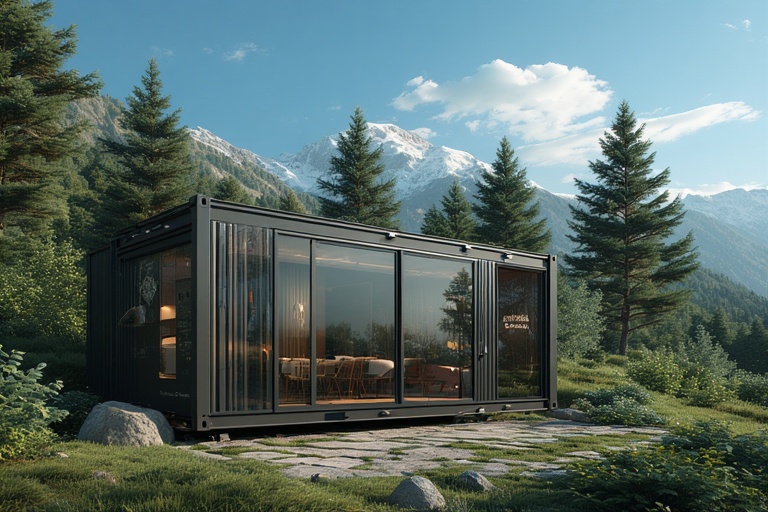 Luxury Office Container in Kashmir Valley - Portable Cabin setup in Srinagar